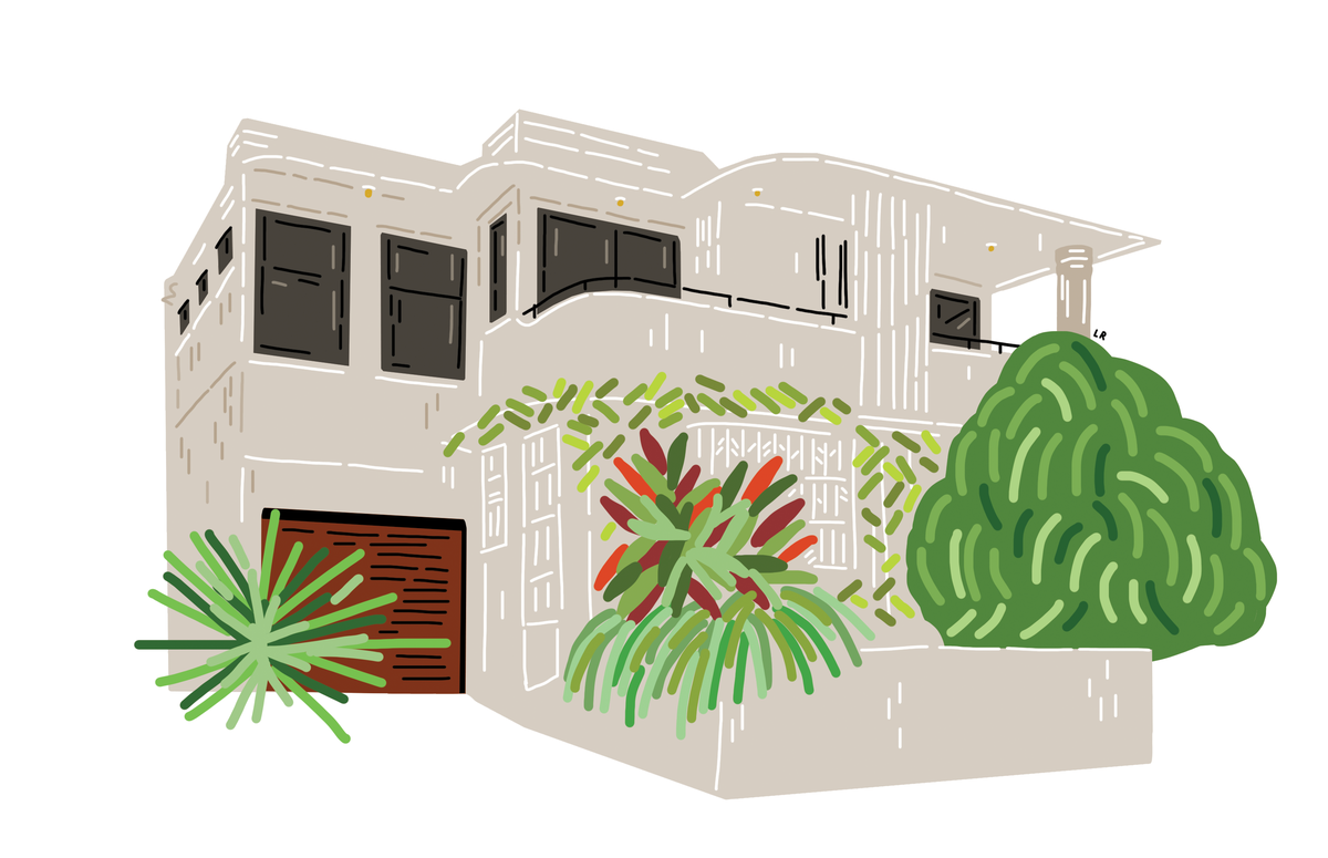 Original illustration of Casa Frida
